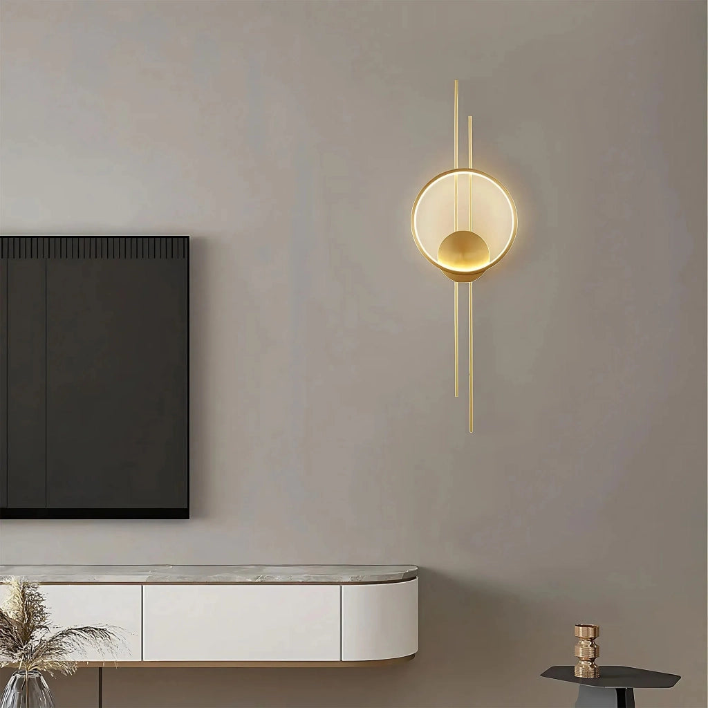 Applique Da Parete Led App1781-w Brush Gold