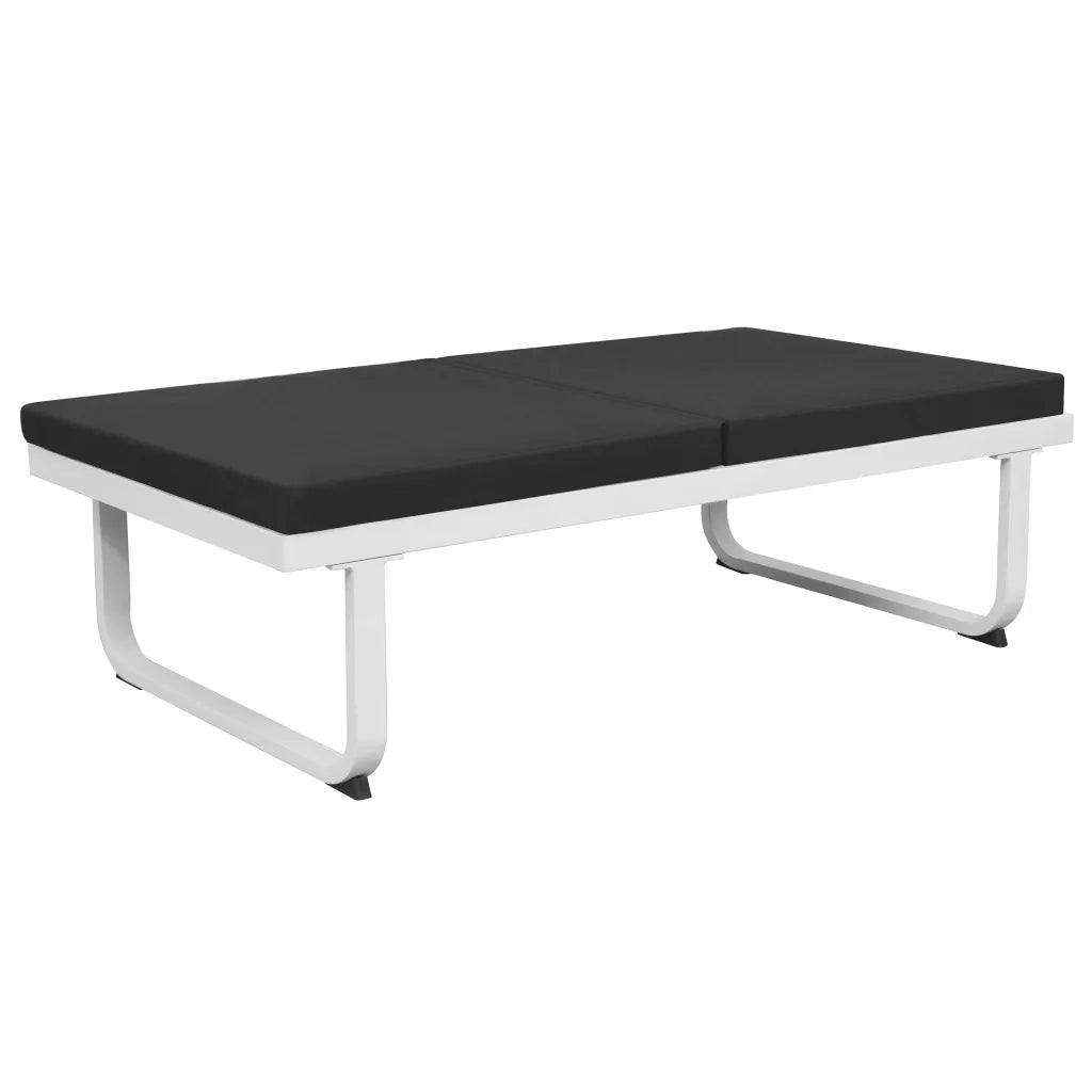 Set Divani da Giardino 5 pz in Textilene e Alluminio Nero 42814