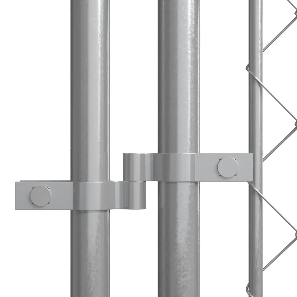 Canile da Esterno con Tetto 7,6x3,8x2,3 m 144937