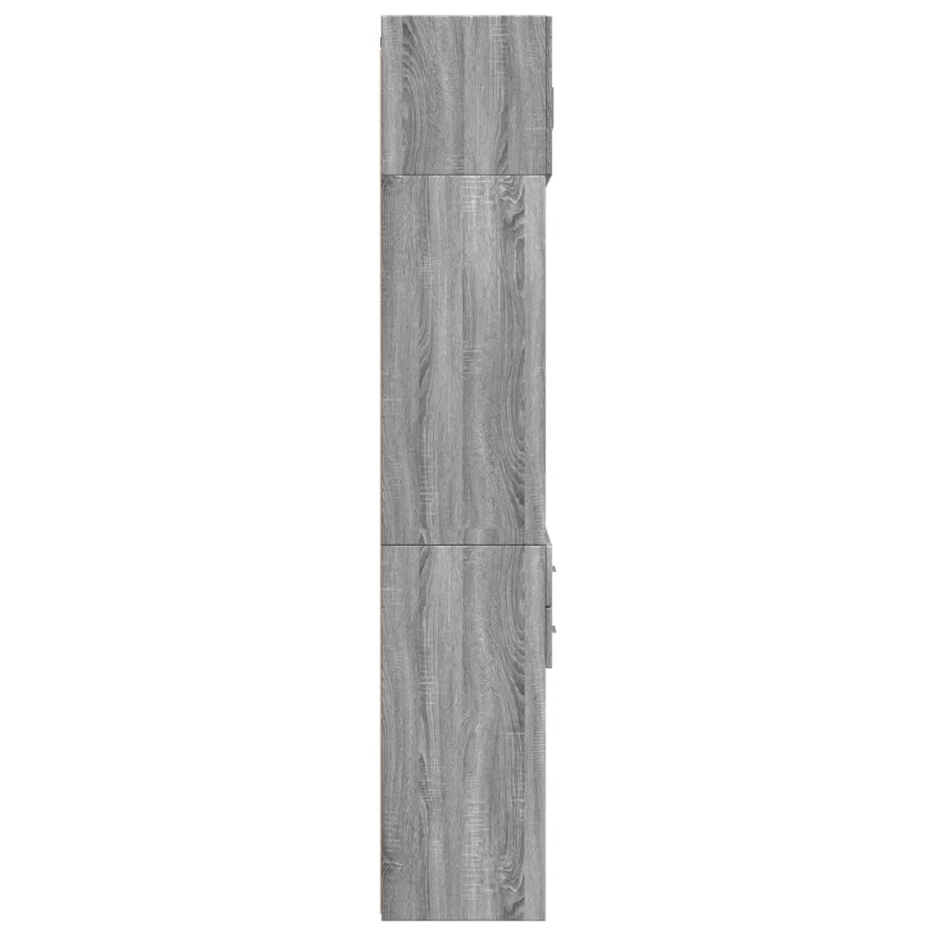 Armadietto Grigio Sonoma 70x42,5x225 cm in Truciolato