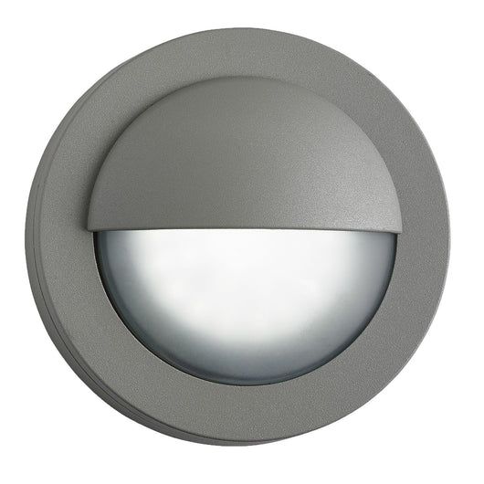 Applique Da Esterno Bangor Alluminio Grigio Policarbonato Led 3W 4000K