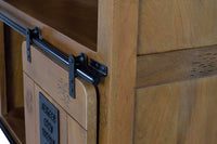 Vetrina in legno di mango naturale