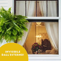 ZANZARIERE PER FINESTRA Bronzo/150 cm/60 cm