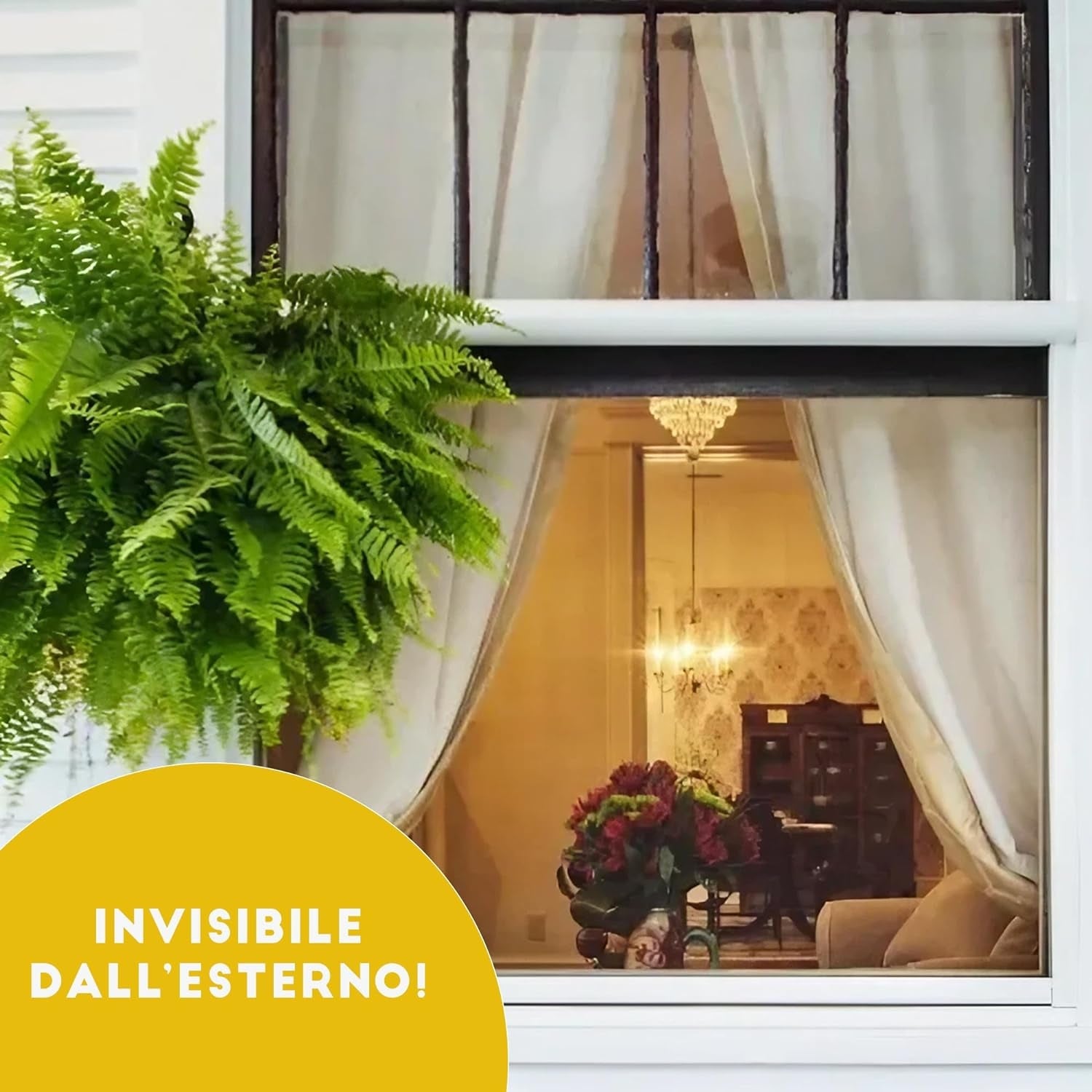 ZANZARIERE PER FINESTRA Avorio/160 cm/180 cm