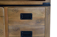 Vetrina in legno di mango naturale