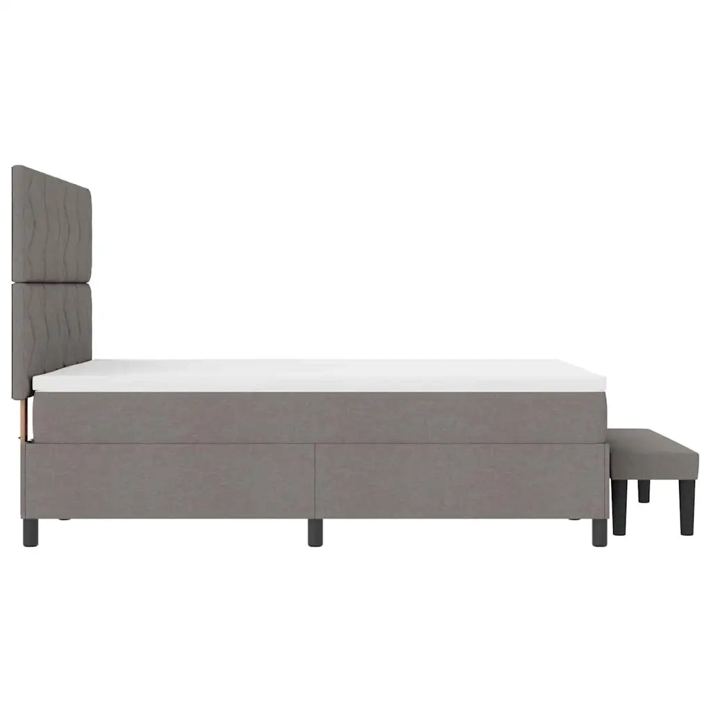 Letto a molle con materasso Talpa 140 x 190 cm Tessuto 3344146