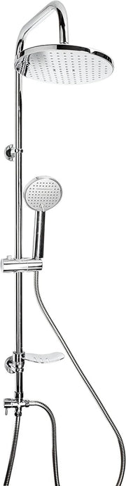 Colonna Doccia HORIZON in acciaio cromato e ABS anticalcare metaform