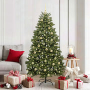 Albero di Natale artificiale 180 cm 300 LED Bianco caldo Verde 3395689