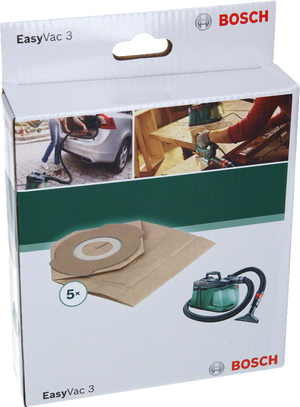 CONFEZIONE 5 SACCHI DI RICAMBIO BOSCH HOBBY PER ASPIRATORI 2609256F34