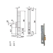 Elettroserratura Inf.Mont. All Sx 14020-15-2 Cisa