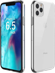 Copertura trasparente per iPhone 11 Pro Max | Retrocopertina | Leggera | Copertura TPU ultra sottile | Flessibile | TPU morbido | Trasparente