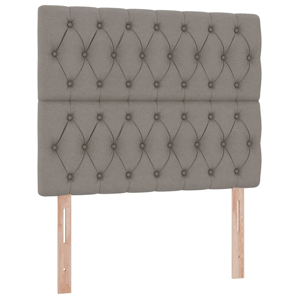 Letto con contenitore LED e materasso Tortora 120 x 200 cm