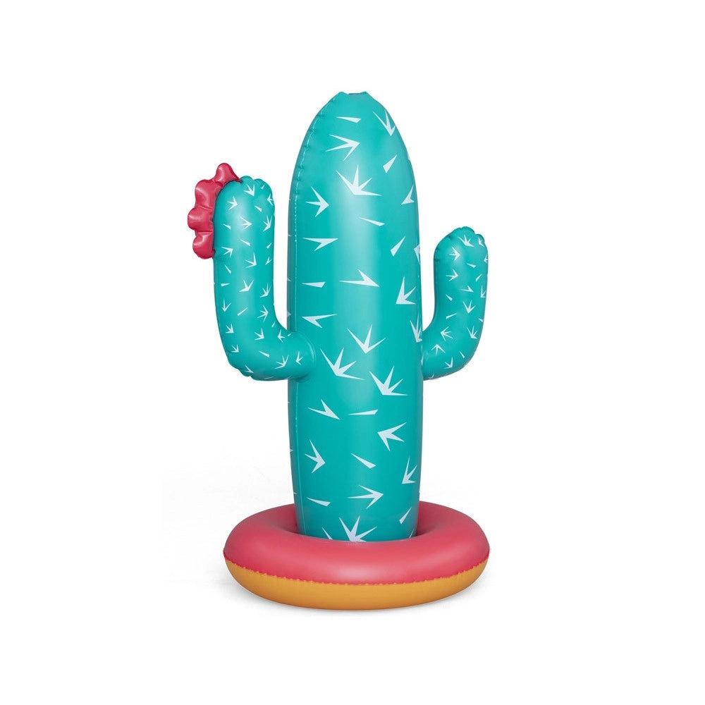Trade Shop - Gioco Acquatico Gonfiabile Cactus Oasis Spruzza Acqua Per Bambini 74x56x104cm 52733 -