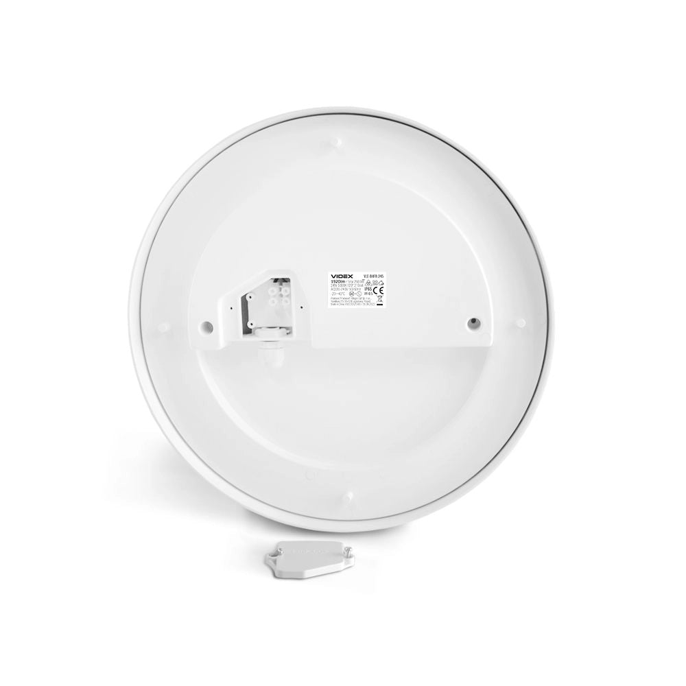 Plafoniera esterna LED 24W 32cm bianca IP65 Videx Lena