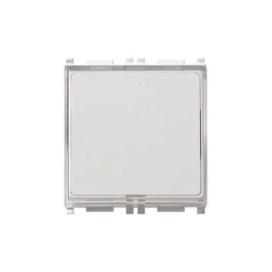 14050 Pulsante a Targhetta Illuminabile 1P No 10A 250V Bianco Plana