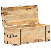 Baule 90x40x40 cm in Legno Massello di Mango 289634