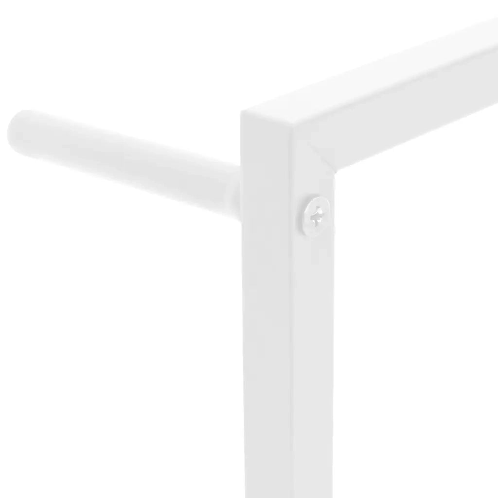 Portasciugamani Bianco 60x10x116 cm Acciaio 336121
