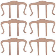 Clip per pagine per musica 6 pezzi - Acciaio inossidabile - Leggero - Colore bronzo - Supporti per pagine - Materiale premium