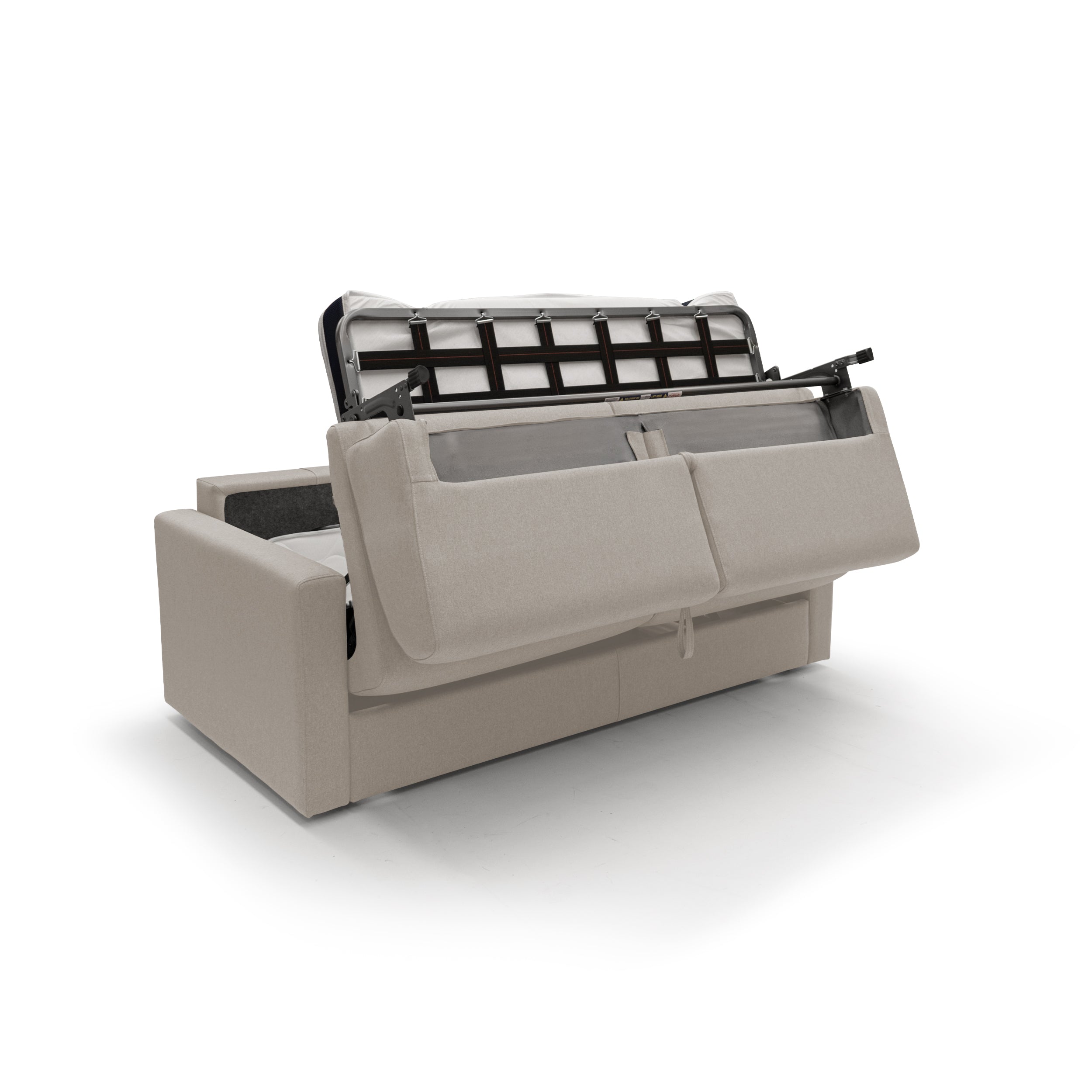 Chris Divano letto matrimoniale tessuto impermeabile 206 cm panna