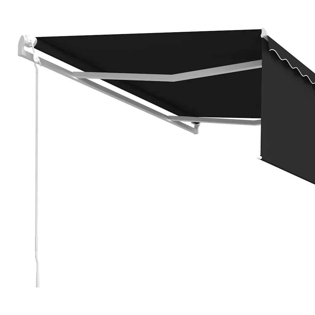Tenda da Sole Retrattile Automatica con Parasole 4x3m Antracite 3069309