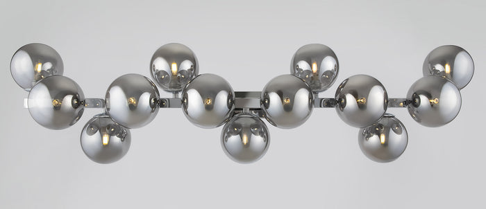 Lampada da parete Modern in Metallo Dallas Cromo