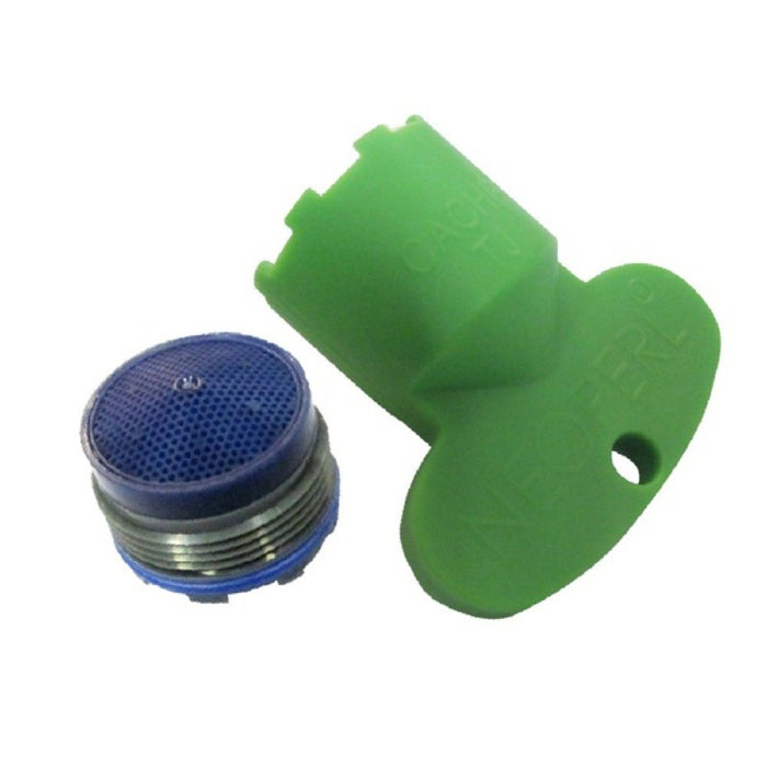 Aeroflux a incasso M 18,5 x 1 neoperl con coin slot chiave smontaggio