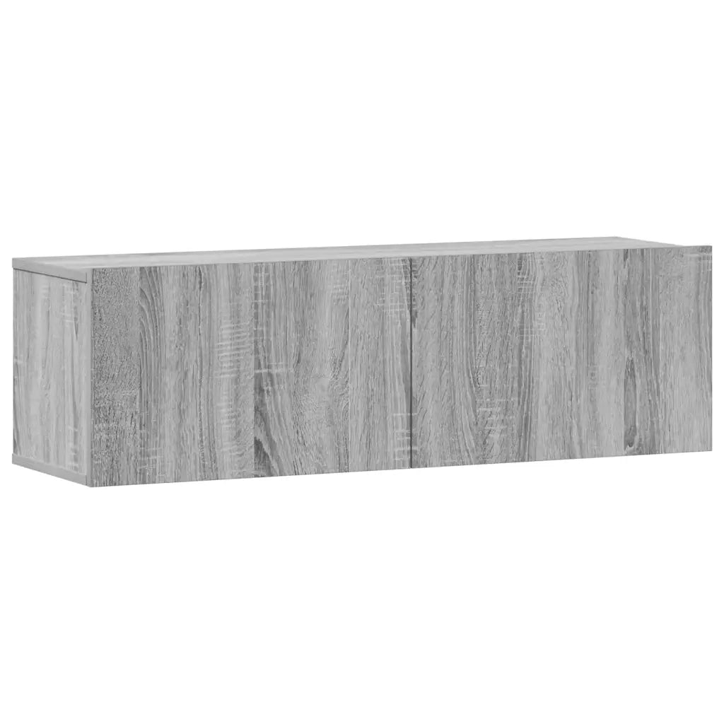 Set Mobili Porta TV 3 pz Grigio Sonoma in Legno Multistrato 3114484