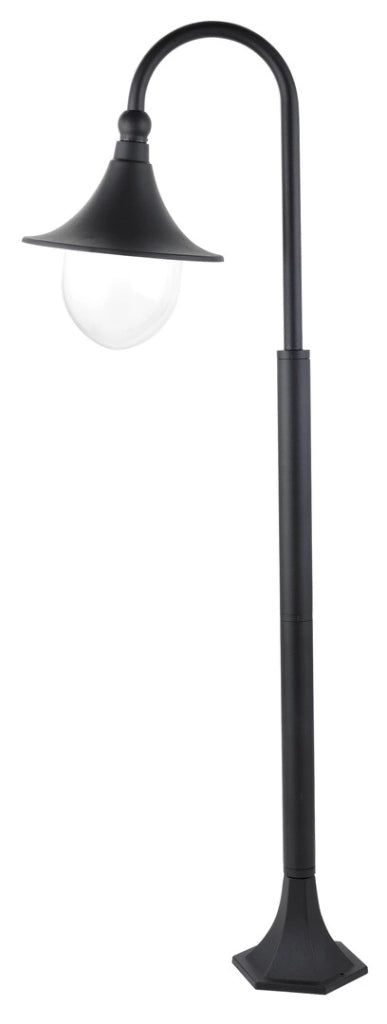 Lampione da giardino Konstanz nero E27 IP44 Rabalux