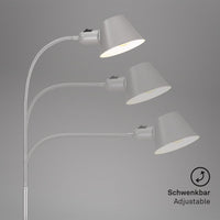 Piantana Nordico Brello Metallo Cromo Opaco 1 Luce E27