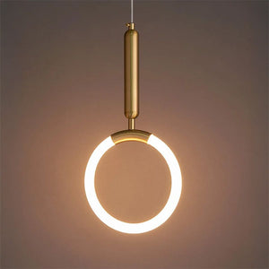 Lampada A Sospensione Led Lhj058-cp1 Brush Gold