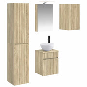 Set di Armadi da Bagno 5 pcs Rovere Sonoma 40 x 10,5 x 60,5 cm 3407337