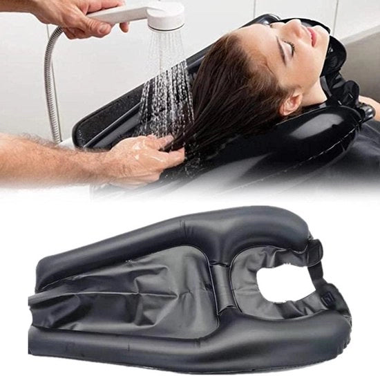 Bacino per Lavaggio Capelli Inflabili Portatile per Bagni a Soggiorno o per Sedie a Rotelle per Anziani o Persone con Difficoltà Motorie o in Stato di Gravidanza per il Lavaggio dei Capelli.