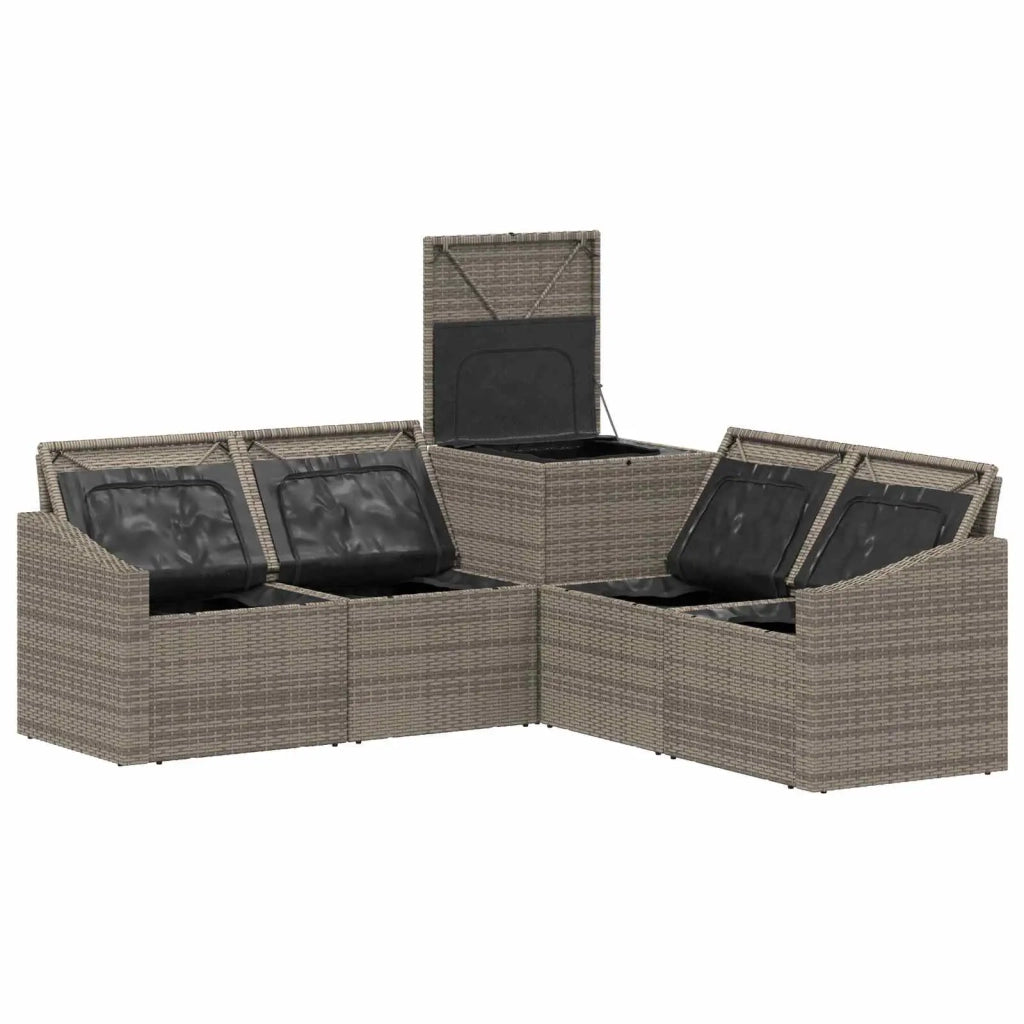 Set di divani 5 pz Grigio e Grigio Scuro 3447820