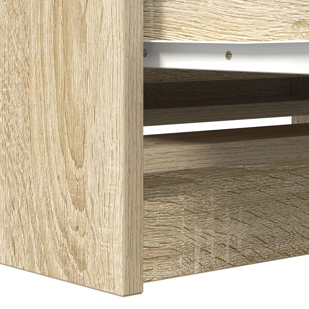 Mobile Porta TV Rovere Sonoma 80x35x54 cm in Legno Multistrato 861789