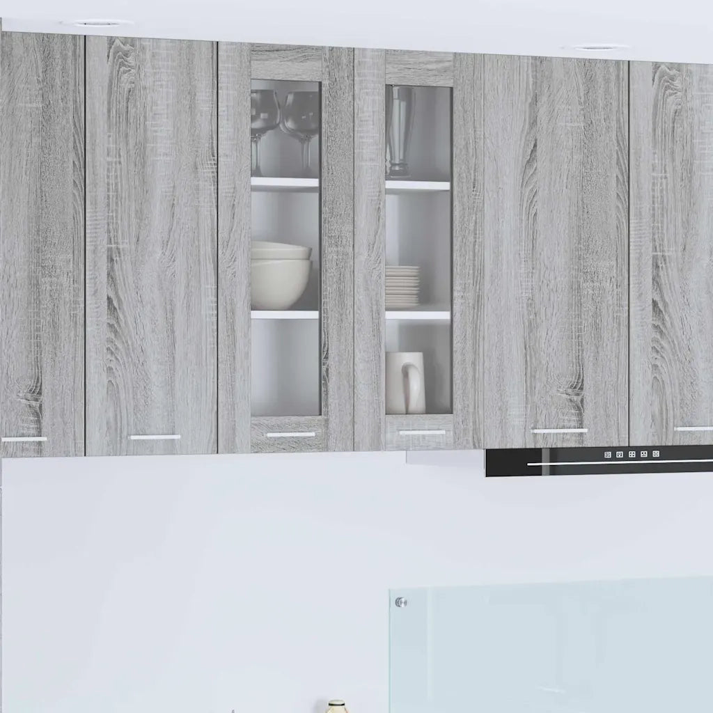 Armadio pensile Grigio Sonoma 60 x 31 x 80 cm Legno multistrato 884319