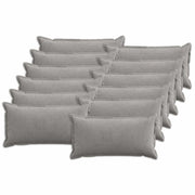 Federa 12 pz HOUTEN Grigio Chiaro 40 x 80 cm corduroy 918168