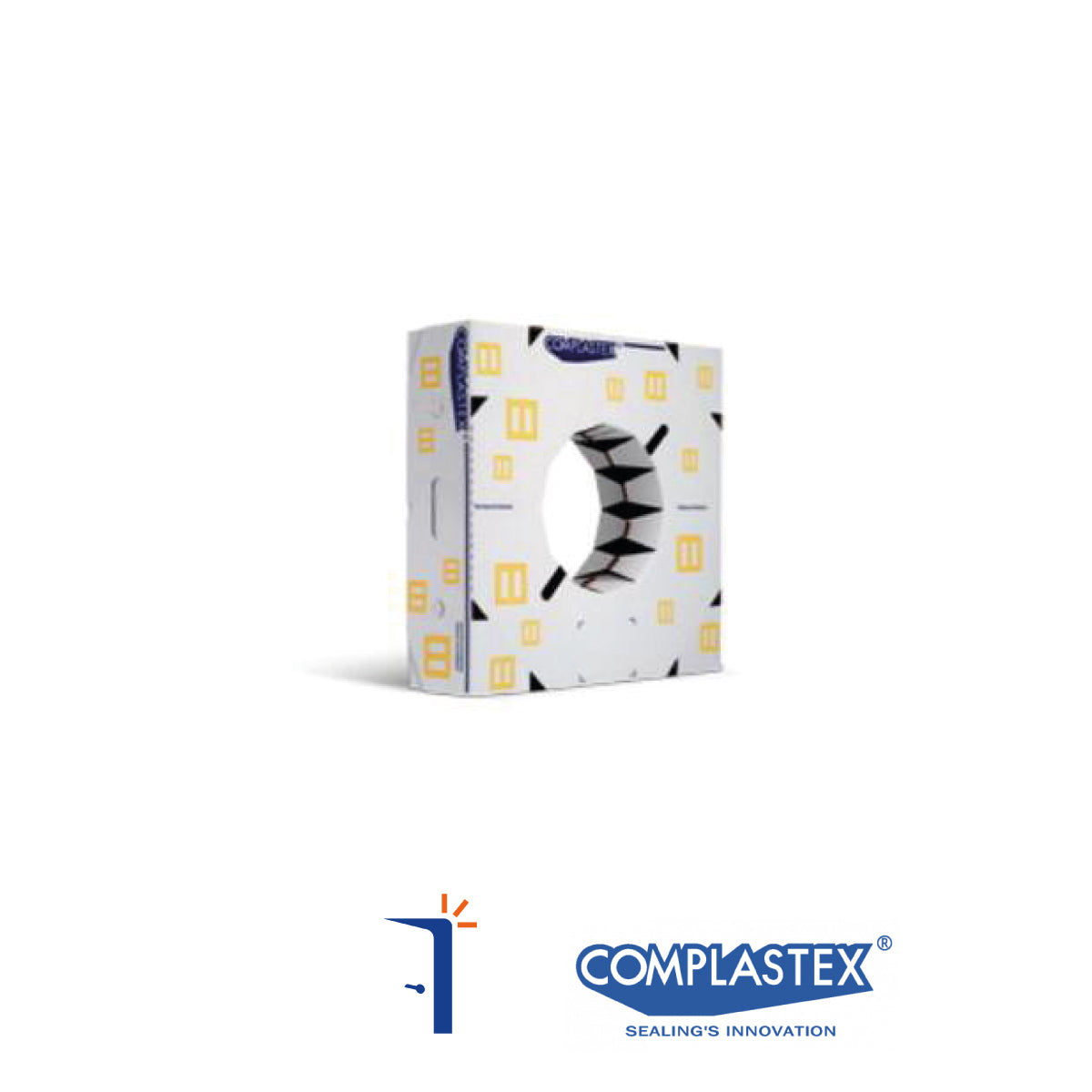 Guarnizione vetro interna 5 mm nera in PVC Complestex Universal - Rotolo 150 m