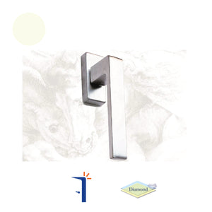 Maniglia per finestra balcone infisso anta ribalta bianca 8 scatti diamond