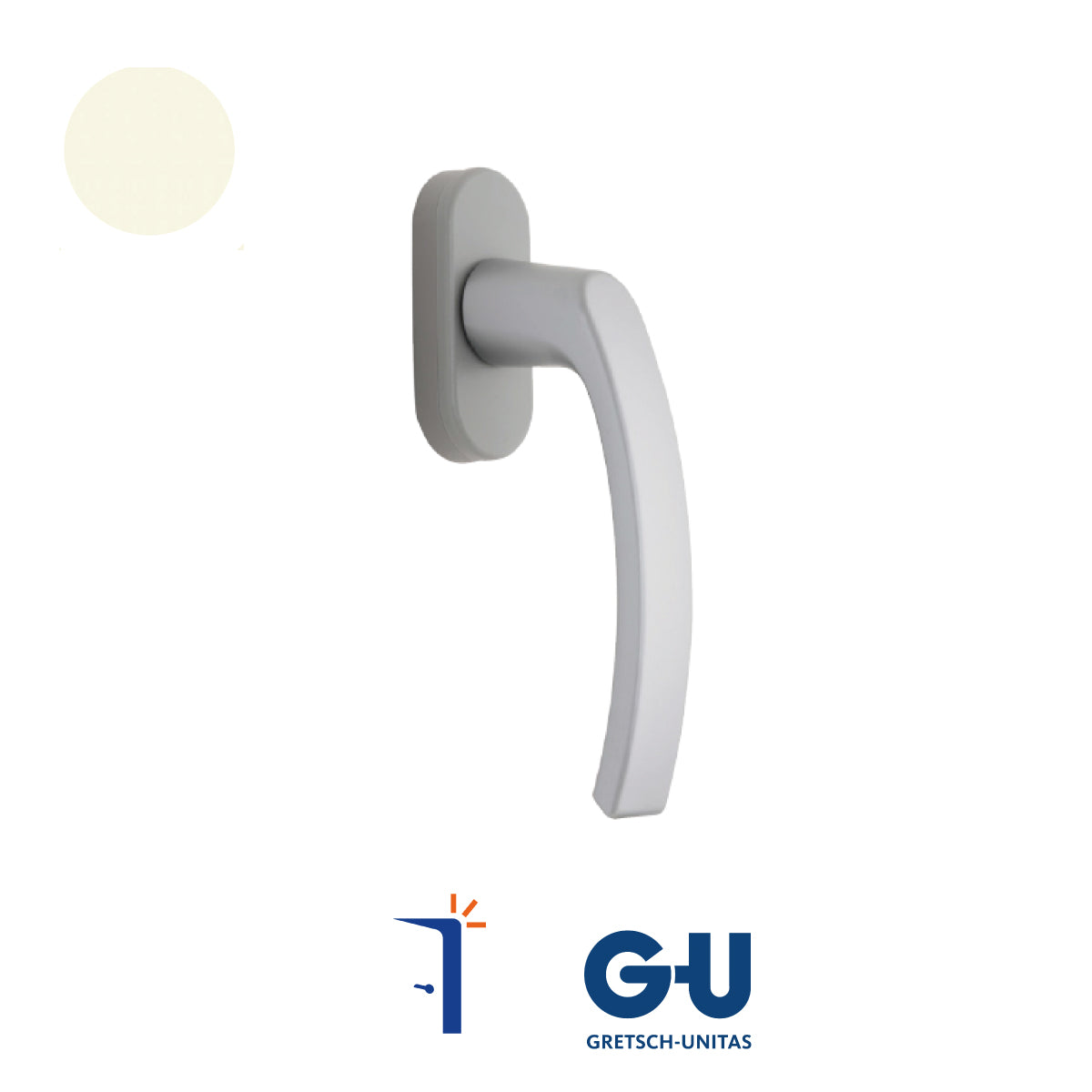 R-4521150-53-1013 MANIGLIA DK 7X53 RAL 1013. G-U