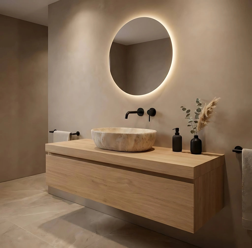 Lavabo Da Appoggio Rea Amelia Savana Matt