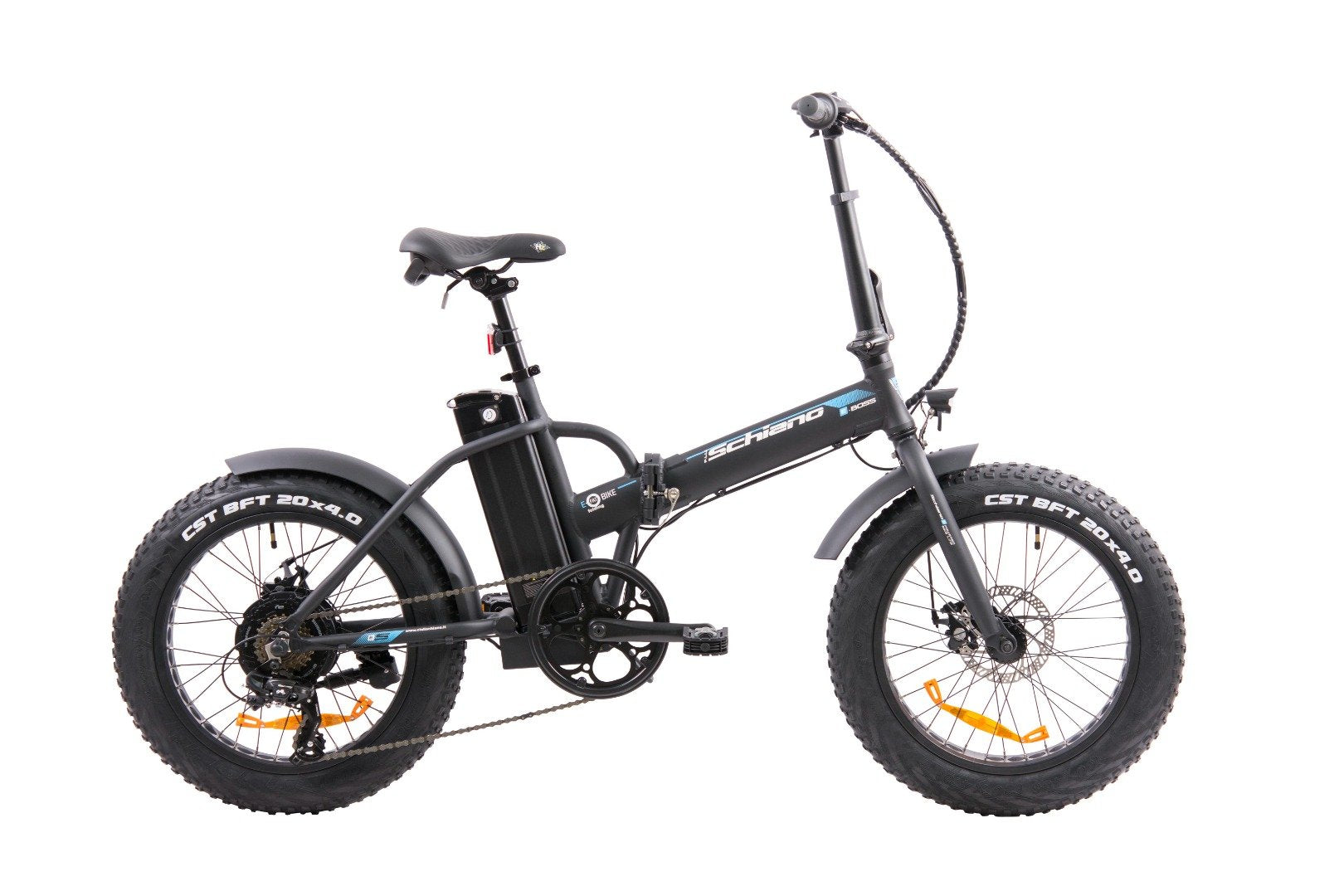 F.LLI SCHIANO E-BOSS  20'' E-bike , Bicicletta elettrica Pieghevole Unisex Adulto con Motore 250W e 7 velocitÃ , Batte