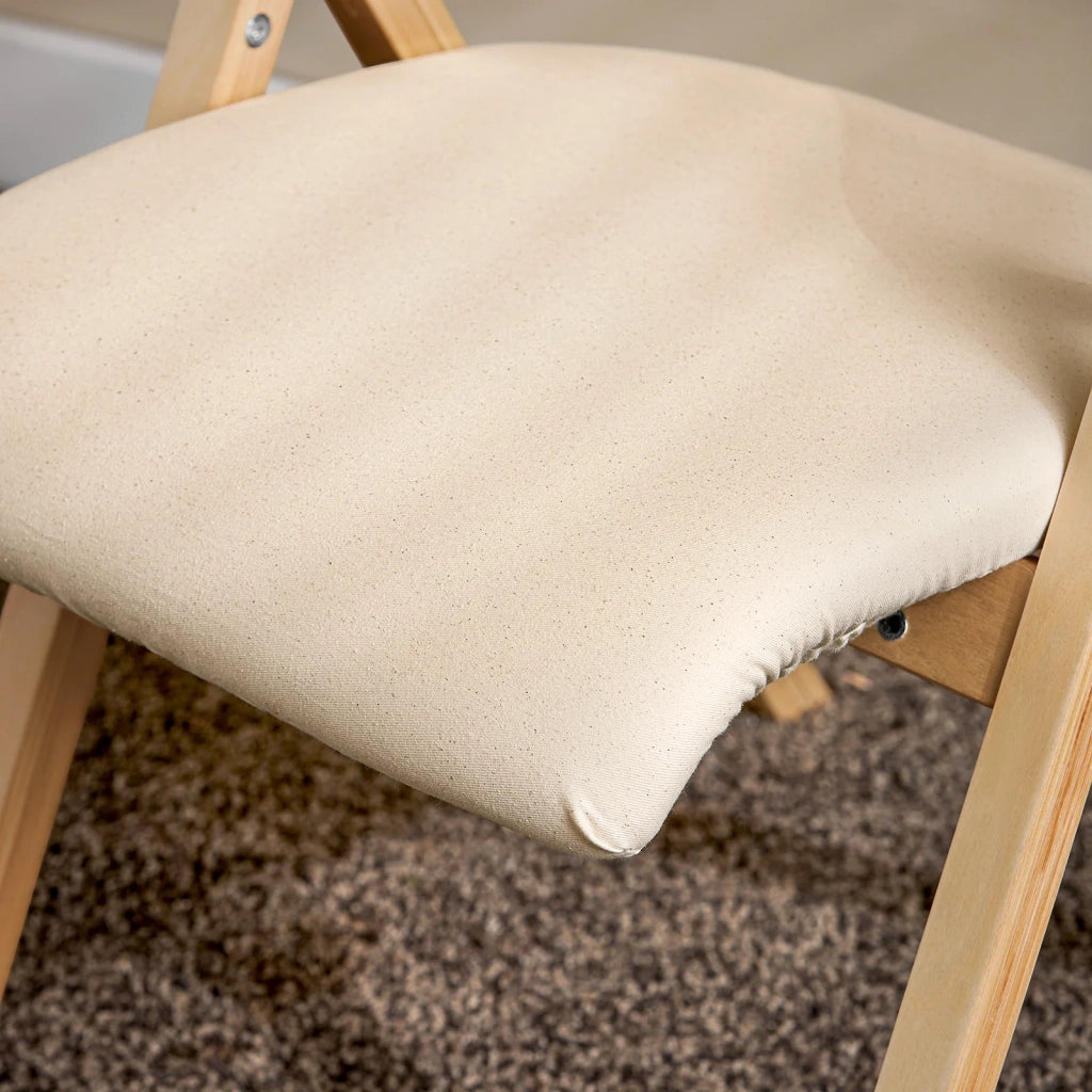 Sedia pieghevole Stil Sedia Sedia da scrivania in betulla Bianco FST40-W