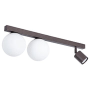 Plafoniera Tavira bronzo 60cm 3 luci G9+GU10 Sigma