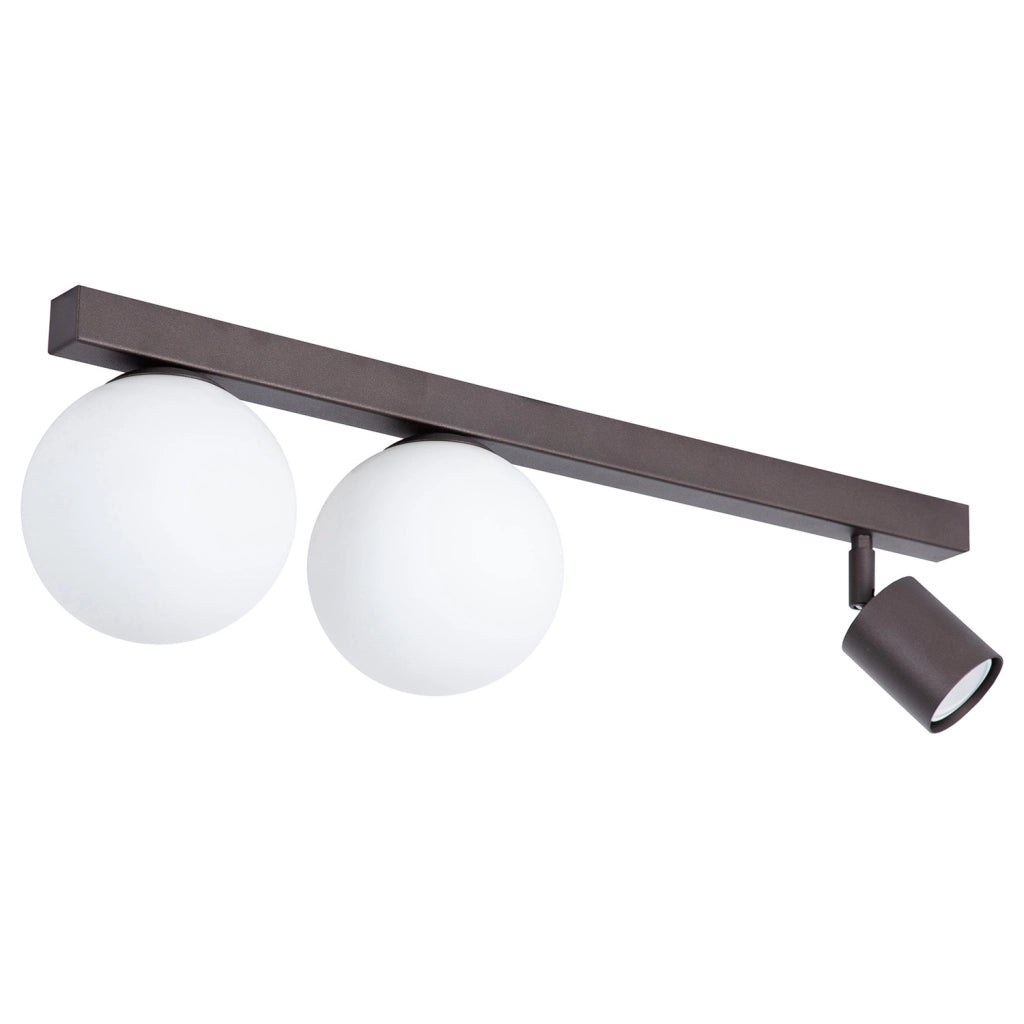Plafoniera Tavira bronzo 60cm 3 luci G9+GU10 Sigma