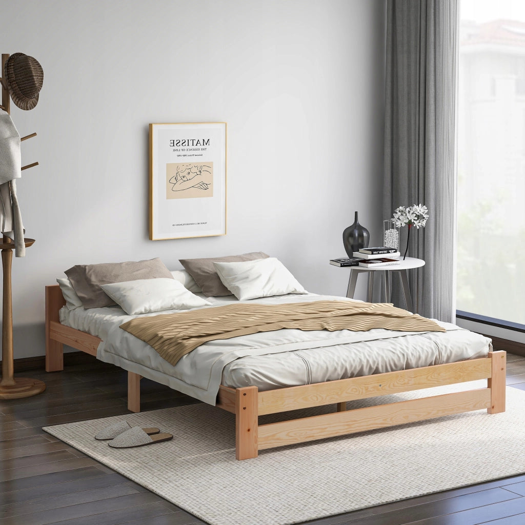 Letto Futon con Struttura - Xylo - 140x200 - Legno, Senza Materasso