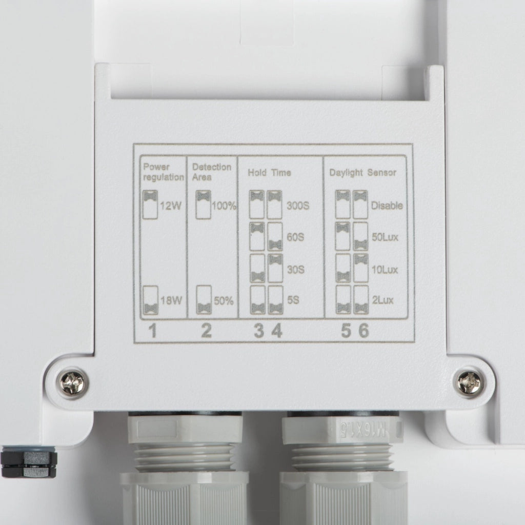 Plafoniera LED 30W quadrata 26cm grafite CCT IP65 Kanlux