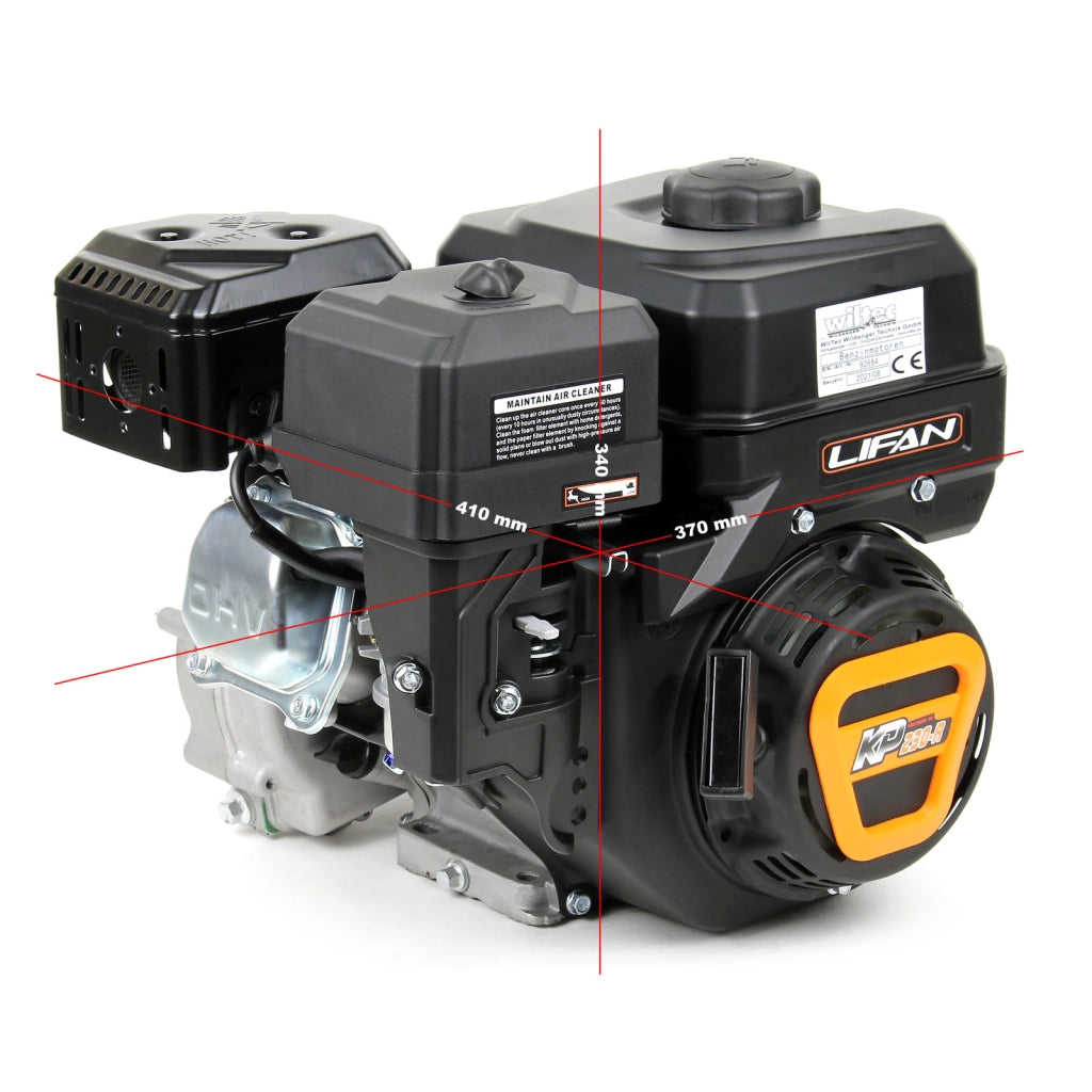 LIFAN KP230-R Motore a benzina 22mm 6,5 CV 1 cilindro frizione a bagno d'olio per macchine edili