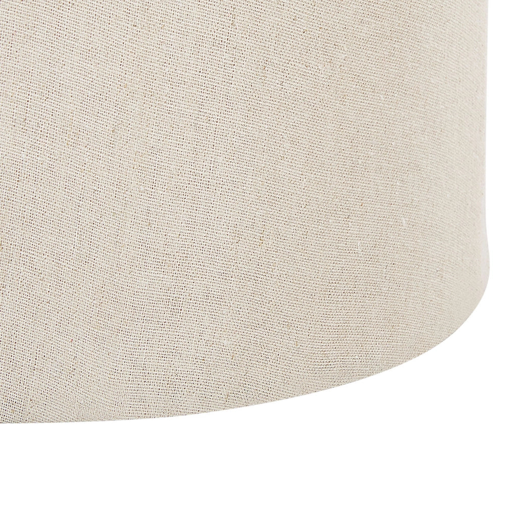Pouf per Bambini Poggiapiedi Imbottito di colore Beige con Volto di un Guerriero cameretta