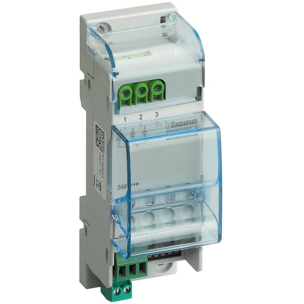 Bticino 346210 attuatore generico in custodia modulare 2 din bianco