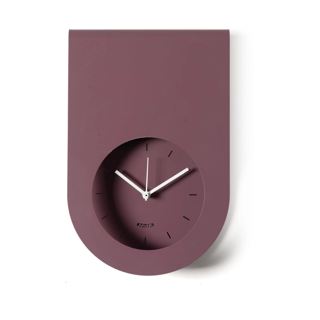 Orologio di design minimal Lembo Viola ametista